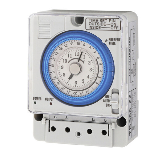 Digital Timer for Outdoor Timer, Precise Timer with 3500W Max Load Wattage and 15 Minute Min Interval