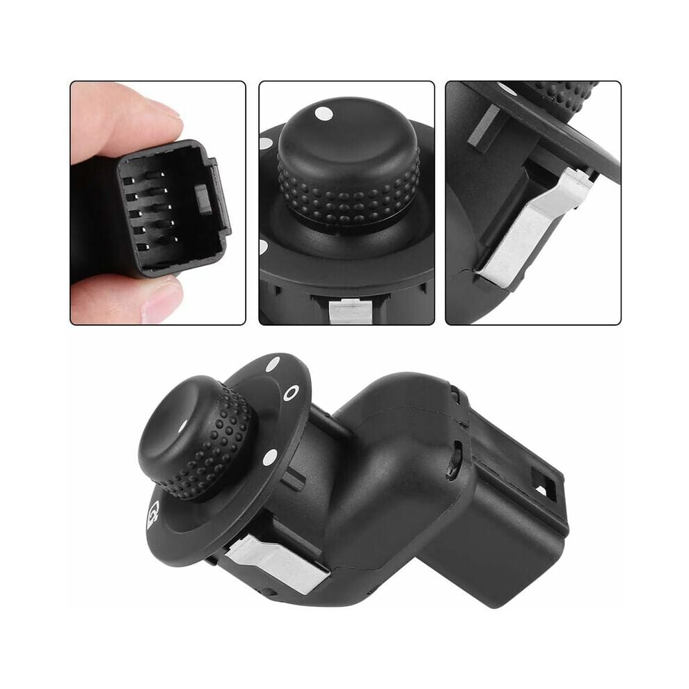 Rear View Mirror Control Switch, Electric Mirror Adjustment Switch With Plug-And-Play Design And Smooth And Reliable Performance, Direct Replacement 9128293337496