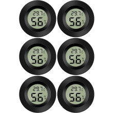 Temperatur- och fuktighetsmätare för kontorskök, bärbar hygrometertermometer med LCD-skärm och snabb respons, erbjudanden på mini digital