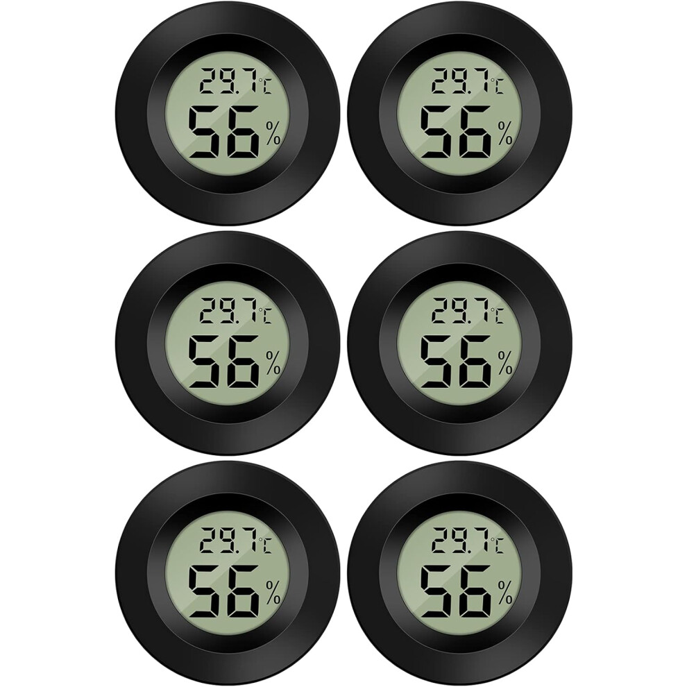 Portable Hygrometer Thermometer, Wide Measuring Range For Indoor Outdoor Temperature Humidity Monitor, Mini Digital Gauge Offers Fast Response And 9358999367149