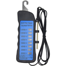Tester de garduri, Detector de defecțiuni pentru garduri electrice cu gamă largă de măsurare a tensiunii, Lumini indicatoare neon pentru