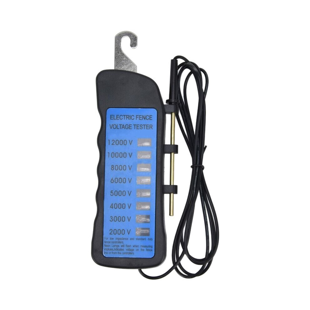 Electric Fence Voltage Tester For Farm Use, Neon Indicator Lights Fence Tester For Farms Fault Finder Portable Testing Tool With Durable Abs Shell 9448196743447