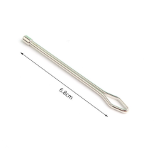 Hobbypincet, veilig gereedschap voor thuis, gezin en huisdieren, ideaal accessoire voor naaiprojecten met stevige grip, roestvrij staal zilver, 2