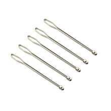 Sliding Ring Tweezers, Extremely Adhesive For Secure Grip, Ideal For Sewing And Crafting Projects, Stainless Steel Silver, 2Pcs