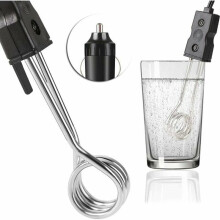 Barre chauffante portable pour voiture, chauffe-eau à immersion en acier inoxydable résistant à la corrosion, idéale pour les activités de plein