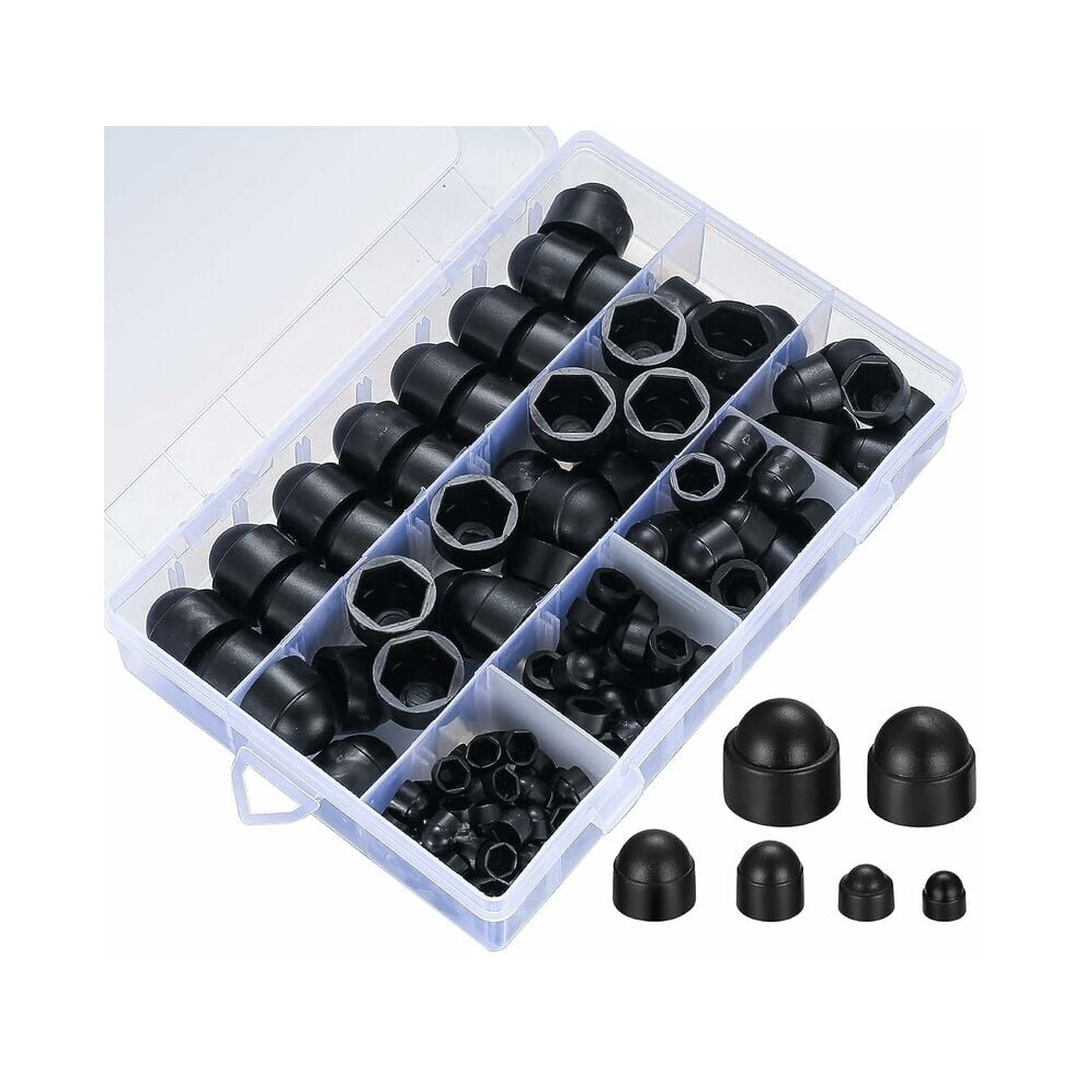 Plastic Acorn Dome Protection Caps, Non-Toxic Aging Resistant, Rust Protection For Hexagon Shaped Screws Bolts, Spray Painting Concealment For 9128293167406