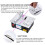 Effortless Precision Cutting, High Carbon Steel Blade, Adjustable Cut Depth, Portable Precision Table Saw For Your Creative Projects 3