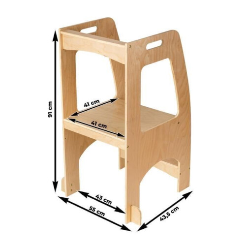 Mamabrum Leerplatform Stap Houten Minimalistisch 2