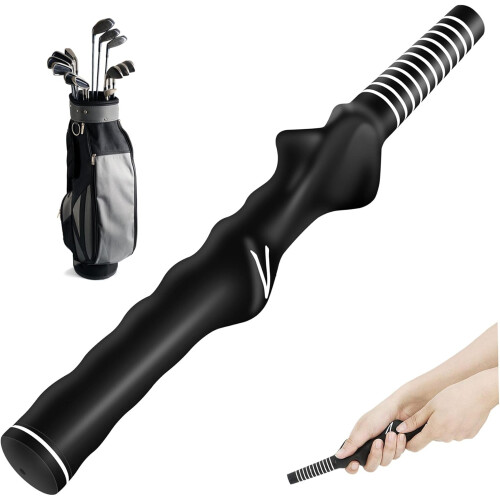 Golf Swing Training Aid Non Slip RightHanded Replacement Grip Trainer For Correct Hand Position 10 Inch 1