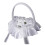 Exquisite HeartShaped Wedding Ring Holder with Decorative Ruffle Design 1