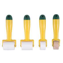 Wallpaper seam roller with comfortable grip, quilt seam roller press wheel for home decor craft projects