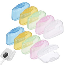 Pack of 15 Toothbrush Case Portable Travel Covers for Home Office Hotel Outdoor
