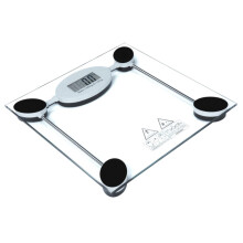 Digital body scale with tempered glass, precise weighing function, design for fitness, easy to read, and.