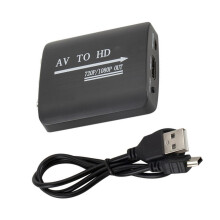 Single Way HDTV Converter 1080p Computer HDTV Adapter ABS Build Wide Compatibility