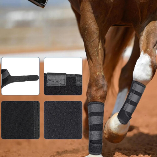 Horse Boot Leg Wrap Protector, Professional TearResistant Brace for Training 1