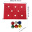 Hole Tarp Set For Team Coordination Games With Interactive Elements Red Color 2