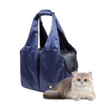 Shoulder Carrier for Small Pets Soft Padded Carry Bag for Pets blue