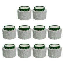 Aquarium Plant Fixed Rings, Ceramic Rings With Basket And Cotton Fillers, 10 Pieces, Ceramic Aquarium Plant Weights