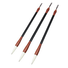 3 pieces ebony stick artist brush wolf writing brush drawing brush calligraphy writing brush bamboo