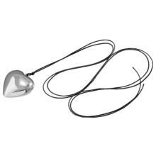 Heart necklace with pendant Trendy heart necklace for girls, delicate heart pendant fashion chain, drop length necklace, velvet necklace.