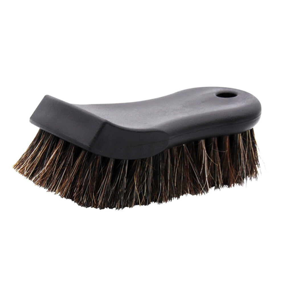 Auto Interior Horsehair Detailing Cleaning Brush For Leather And Fabric Upholstery Care Textiles Maintenance 9347817108293