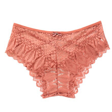 Hipster Panties Women's Lingerie Brazil Briefs String Thong Seamless Lace Pink 3 L