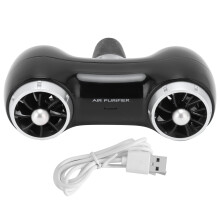 Auto-luchtverfrisser met draaiende ventilatorbladen, retro design geïnspireerd op vliegtuigen, aromatherapie diffuser, draagbaar apparaat voor