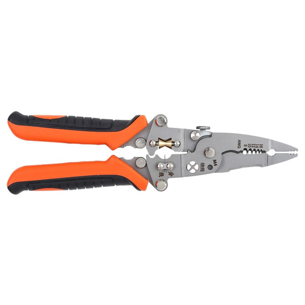 12 In 1 Foldable Wire Stripping Pliers Crimping Pliers For Terminal Crimp Cable Cutter Shearing Cutting Tool 9189345449086