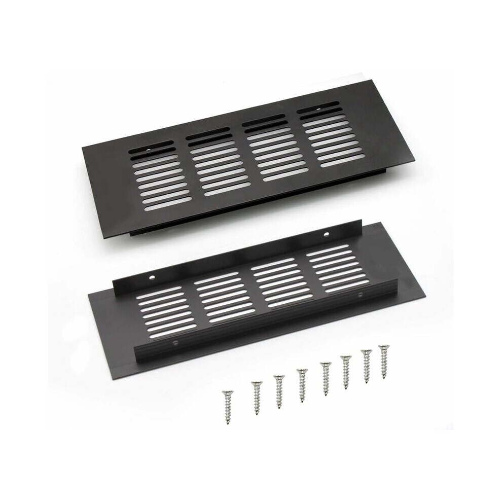 Cabinet Ventilation Solution, Angular Recessed Louvered Vent For Wardrobe And Display Cabinets, Easy Installation With Mounting Screws Included, 9004841674827