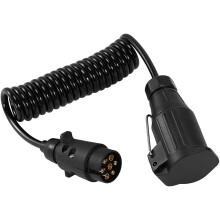 Nascóir Sreangaithe Leantóra Dearaidh Coiled le haghaidh Carbhán RV le Tógáil Tromshaothair agus Suiteáil Éasca, Corda Síneadh 7 mBealach go