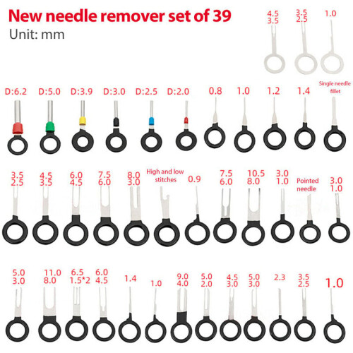 Effortless Wiring Solutions, Double Pin Extractor Set for Quick Terminal Ejection, Spring Loaded Sheet Metal for Maximum Flexibility and Durability 2