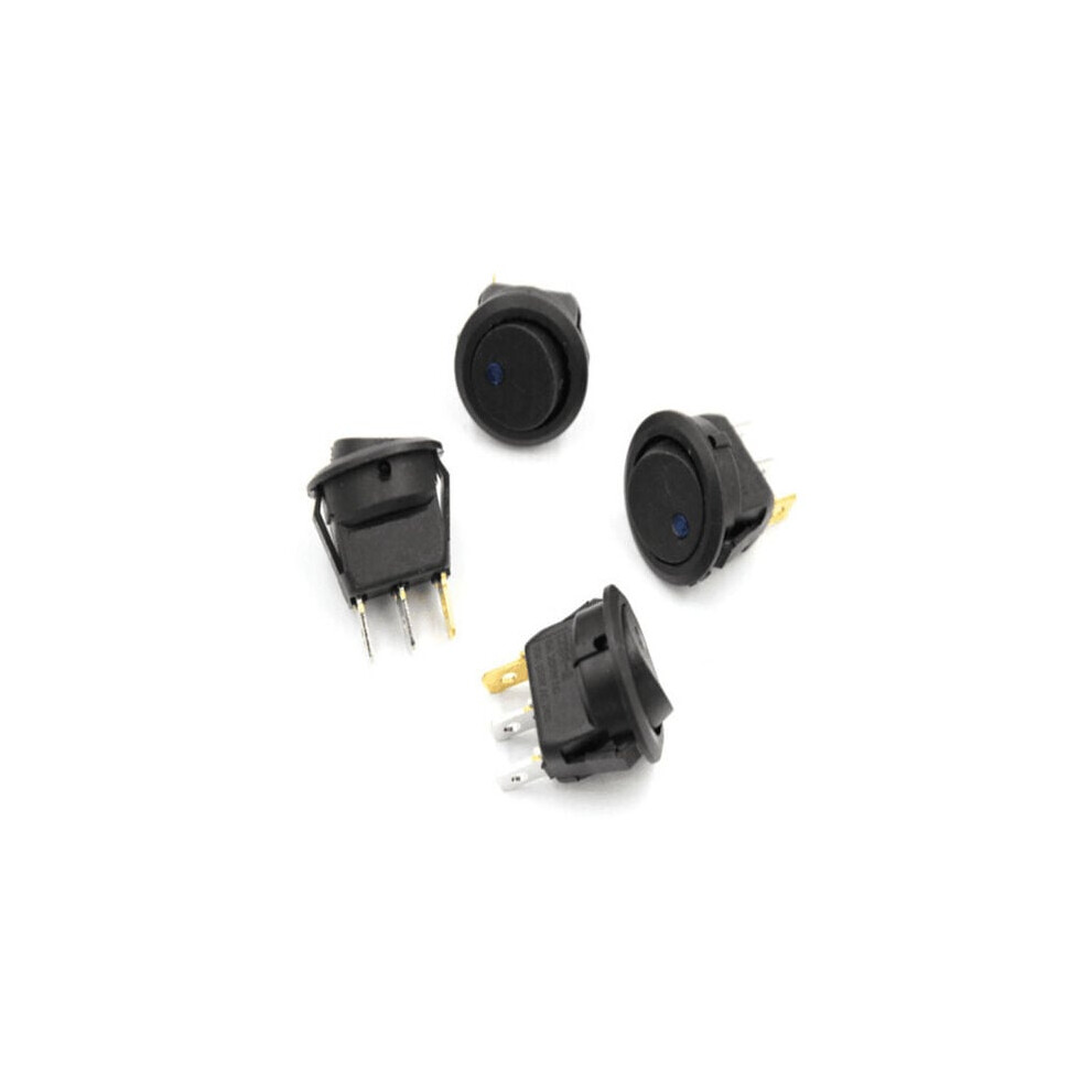 Compact Spst Snap-In Switch, Perfect For On-Off Rocker Switch Applications In Cars, Boats, And Home Appliances 9358999416908