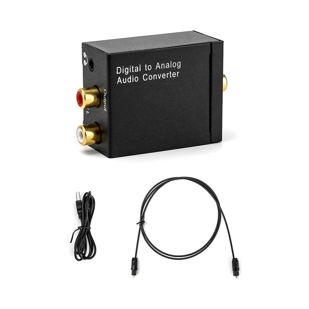 Sound Transformation Suite, Coaxial And Toslink Optical Digital Audio To Rca Analog Audio Converter With Enhanced Compatibility 9358999390031
