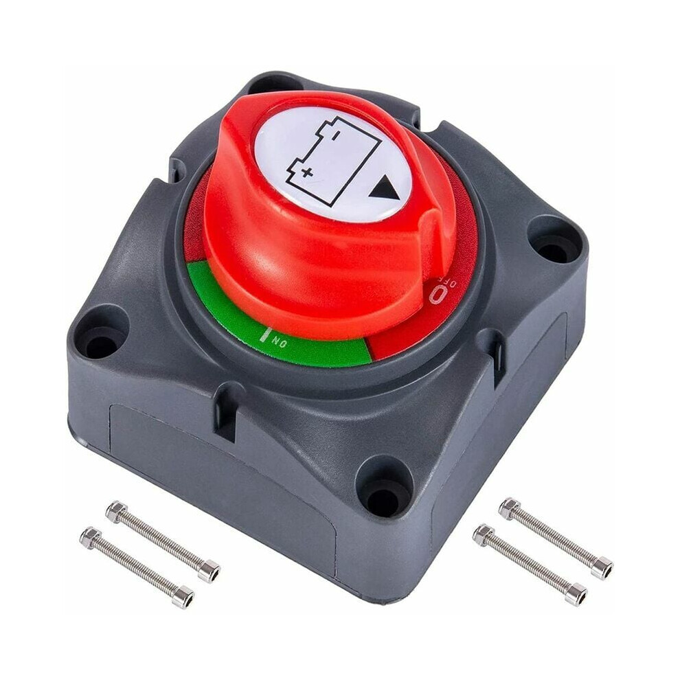 Battery Disconnect Switch With Abs Plastic, 12-48V Vehicle Application Isolator For Wide Application With Safety Protection 9482726695264