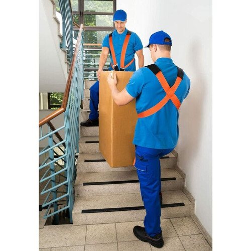 Adjustable Moving Straps for Two Users, Crisscross Securing Straps System with Anti-Slip Coating, Multi-Purpose Lifting Solution for Heavy Objects 2