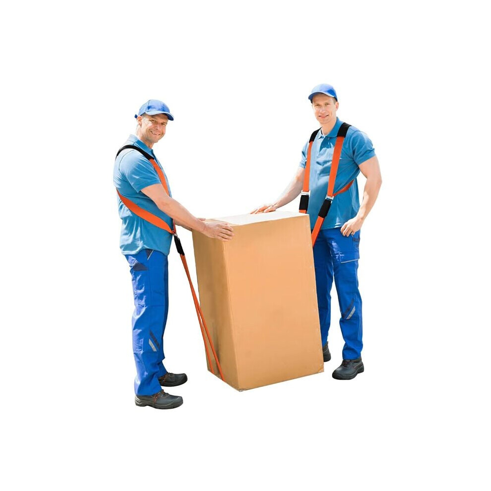 Adjustable Moving Straps For Two Users, Crisscross Securing Straps System With Anti-Slip Coating, Multi-Purpose Lifting Solution For Heavy Objects 9138057729764