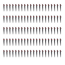 360 Degree Water Flow Drippers For 1_4 Inch Tubing, Adjustable Drip Irrigation Emitters, Ideal For Lawn And Garden Irrigation