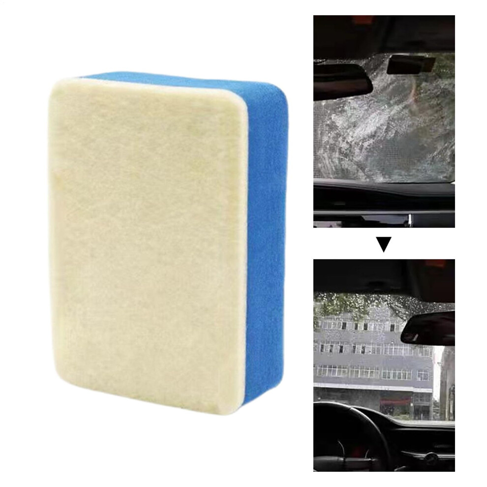 Oil Film Cleaning Brush Car Window Oil Film Remover Defogger Wipes For Vehicle Window Visibility Polishing Tool 1Count 9412369099129