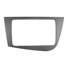 LHD Radio Fascia Double Din Head Unit Panel Dash Mount GPS Navigation DVD Bezel For Seat Leon Car Stereo Cage