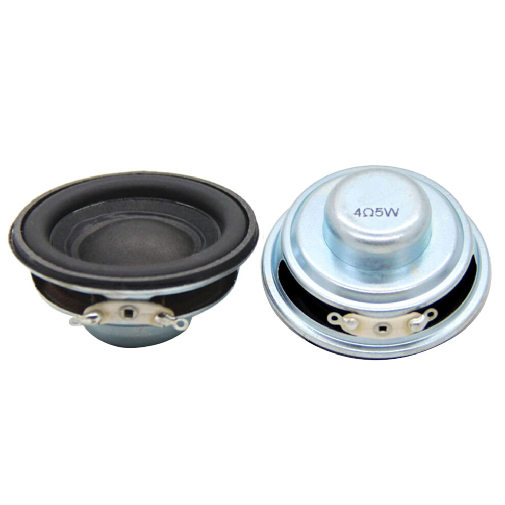 Pair 50Mm 1.96' Inner Horn Speakers 4 Ohm 5W Bass Multimedia Small Pot Base 9365049832625
