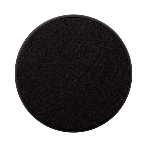8 Pack Round Coasters Heat Resistant-Black black silicone