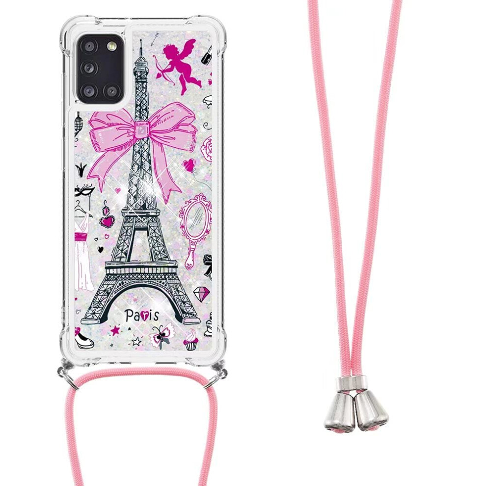 Mobile Phone Case For Xiaomi Redmi 13C, Glitter Diamond Ultra Thin Soft Silicone Case With Strap 9412369181817