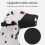 Dog Muzzle AntiBiting Barking Chewing, Comfortable Fabric, Adjustable Strap, Size SXL, Compatible With Various Breeds 3