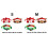 3PCS Plush Christmas Collar Comfortable Pet Collars for Cats-S 4
