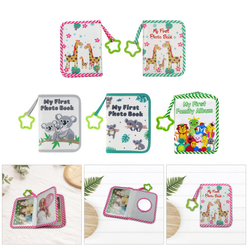 Babys First Year Memory Book with Cloth Page-Green Edge Koala 2