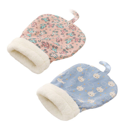 Cats Bed Cave Sleep Bag Pet Mats Warming Pad Sacks-Blue 1