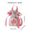 Sacs cadeaux élégants à motif de fleurs,-Style fleur violette 4