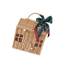 Valise en rotin tissée à la main pour emballage de cadeau-Type B