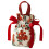 Sacs de rangement de bonbons élégants et-Style fleur bordeaux 1
