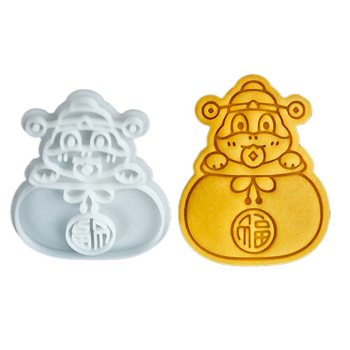 Easy To Use Fortune Bag Stamp Cookie Baking Molds For-blessing